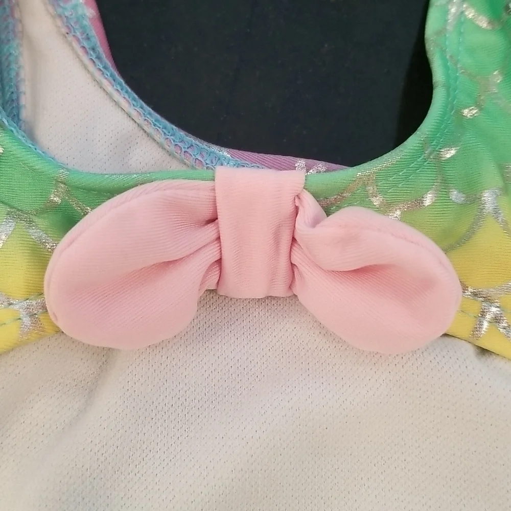 CAT & JACK Mermaid Tutu One Pice Swimsuit ~ 2T